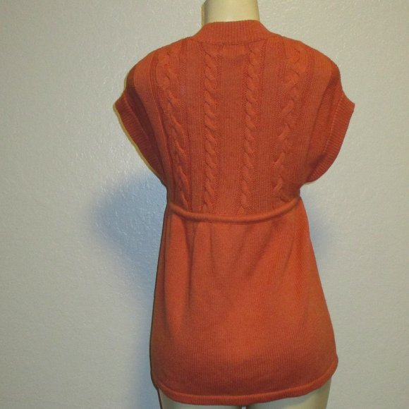 Mossimo Supply Burnt Orange Pullover Short Sleeves Large Sweater -- Final Price - Picture 5 of 11